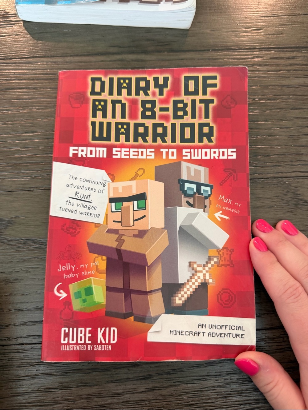 Diary of an 8-Bit Warrior — Red Minecraft Adventure Book